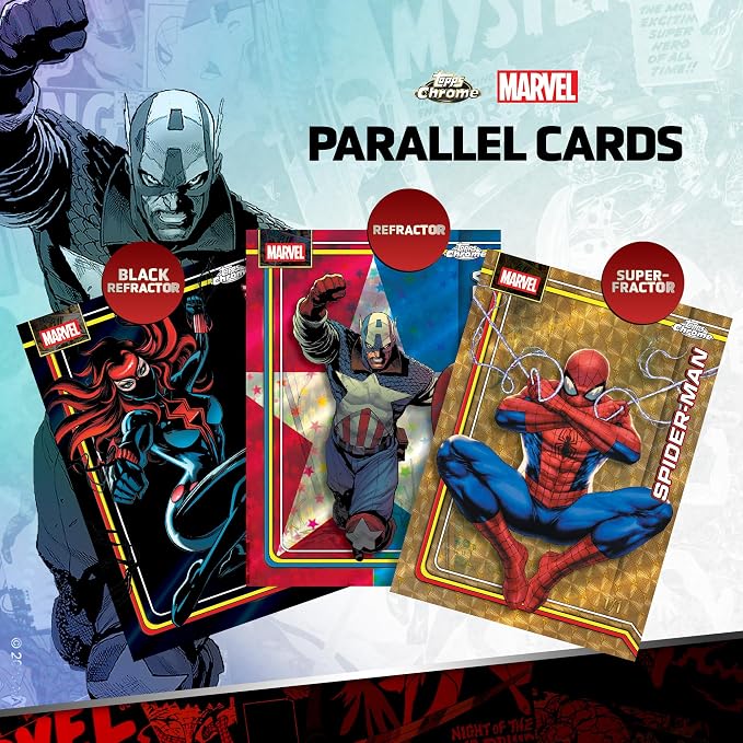 2026 Topps Chrome Marvel Comics – Factory Sealed – Mega Box